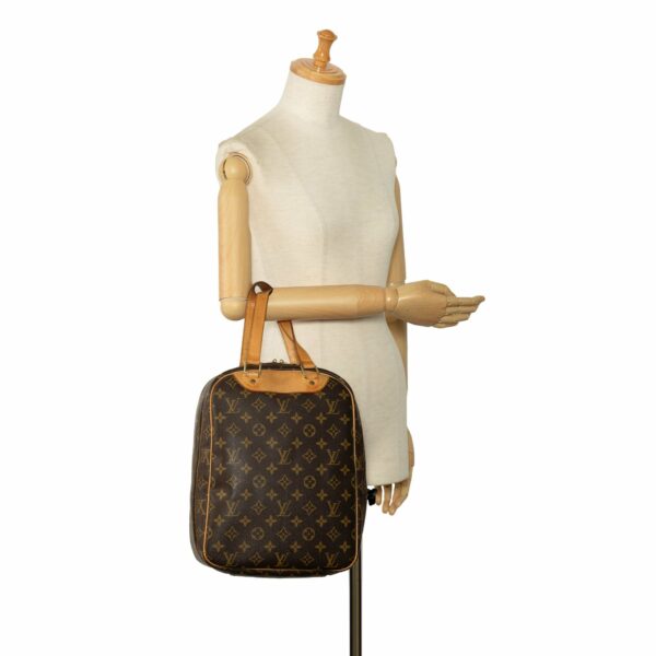 Brown LV Monogram Excursion Handbag - Image 11