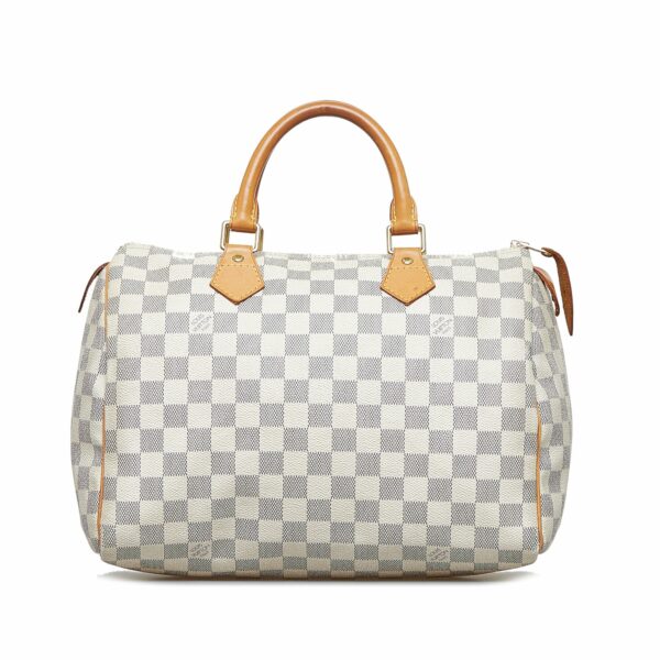 LV Speedy 30 Damier Azur Canvas - Image 8