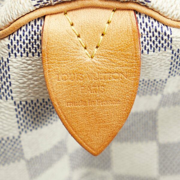 LV Speedy 30 Damier Azur Canvas - Image 6