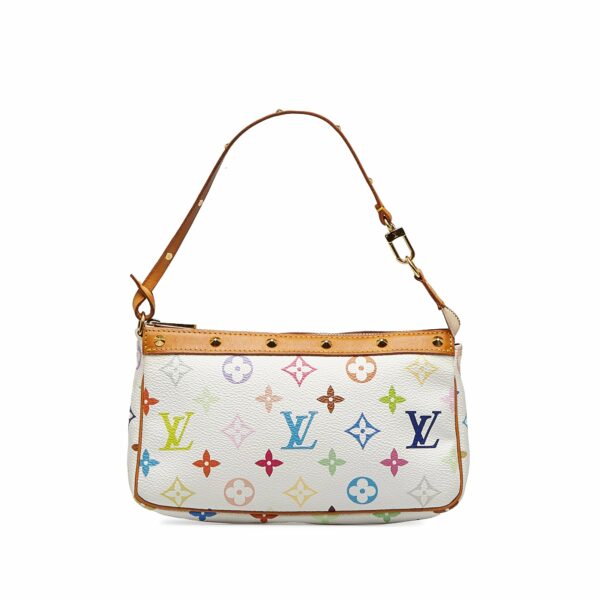 LV Pochette Accessoires Multicolor Monogram Canvas - Image 9