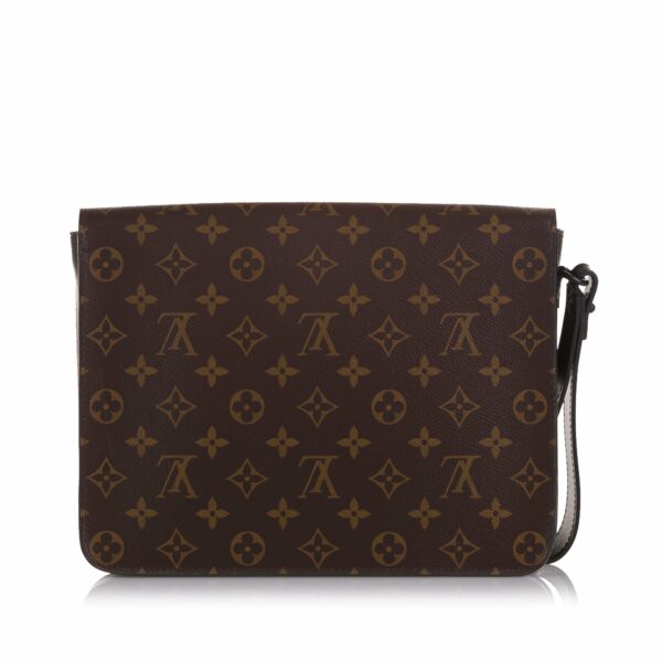 LV Macassar S Lock A4 Monogram Canvas - Image 2