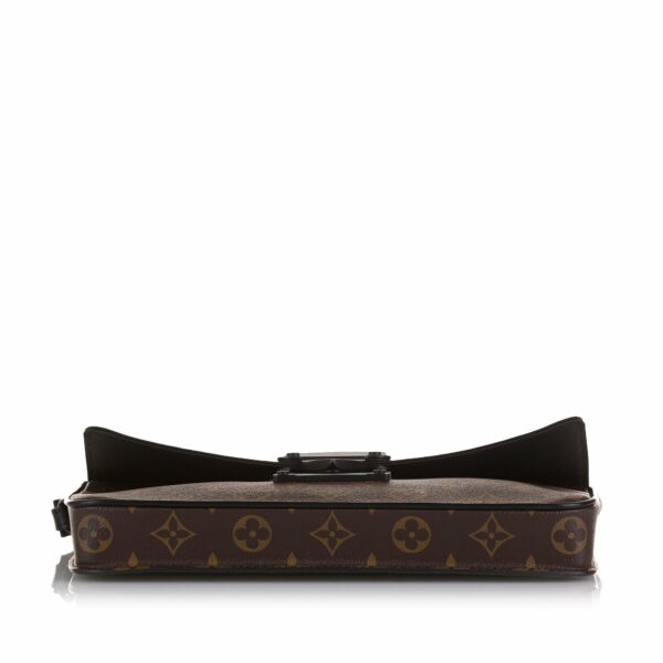 LV Macassar S Lock A4 Monogram Canvas - Image 3