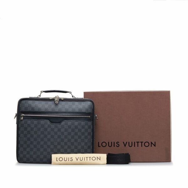 LV Steve Business Bag Damier Graphite Canvas - Image 10