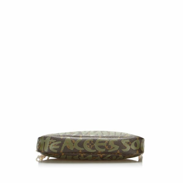 LV x Stephen Sprouse Pochette Accessoires Green Graffiti Monogram Canvas - Image 3