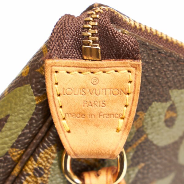 LV x Stephen Sprouse Pochette Accessoires Green Graffiti Monogram Canvas - Image 5