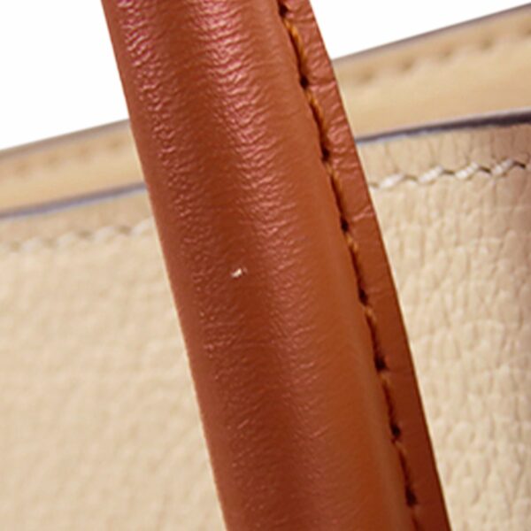 LV On My Side MM Beige Calfskin - Image 11