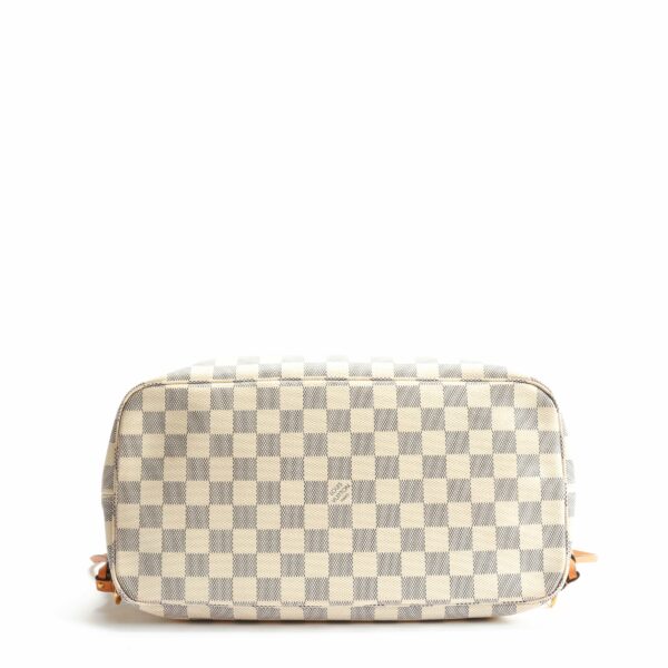 LV Neverfull MM Damier Azur Braided w/Pouch - Image 7