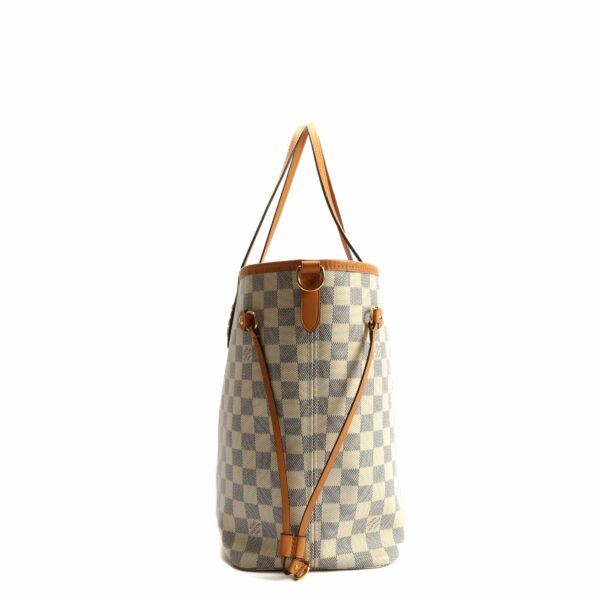 LV Neverfull MM Damier Azur Braided w/Pouch - Image 5