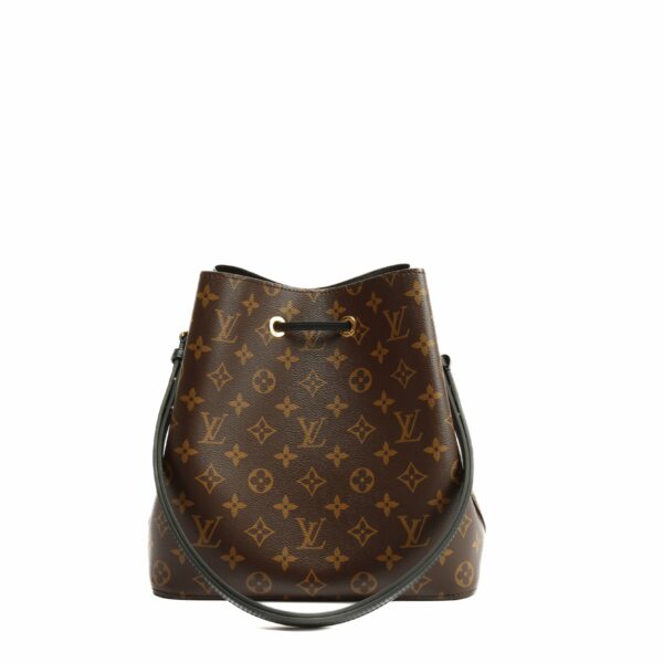 LV NéoNoé MM Monogram w/Blk Trim - Image 3