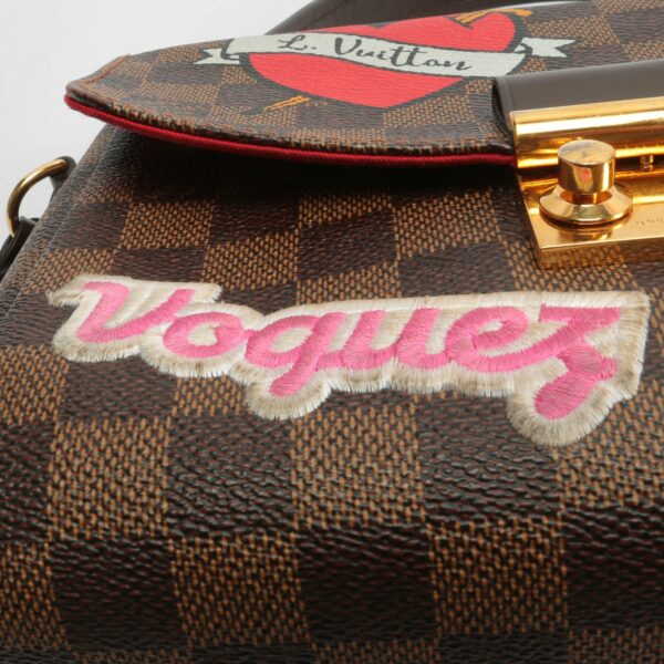 LV Damier Ebene Patches Croisette - Image 13