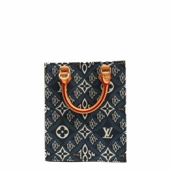 LV Since 1854 Petit Sac Plat Blue Crossbody - Image 10