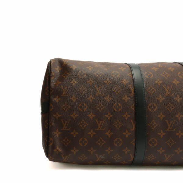 LV Keepall Bandoulière 55 Monogram Macassar - Image 9