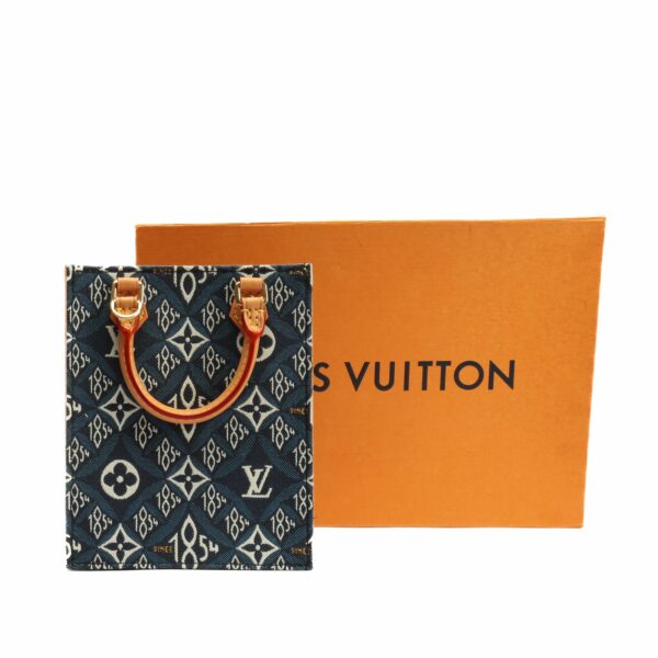 LV Since 1854 Petit Sac Plat Blue Crossbody - Image 3