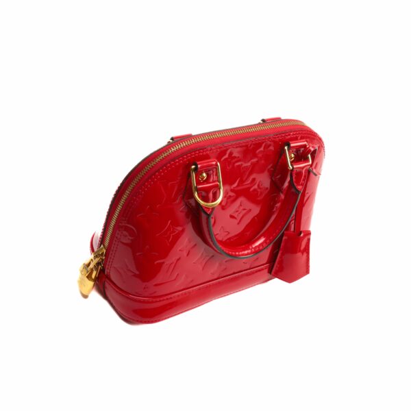 LV Vernis Alma BB Pomme D'Amour Cherry Red - Image 5