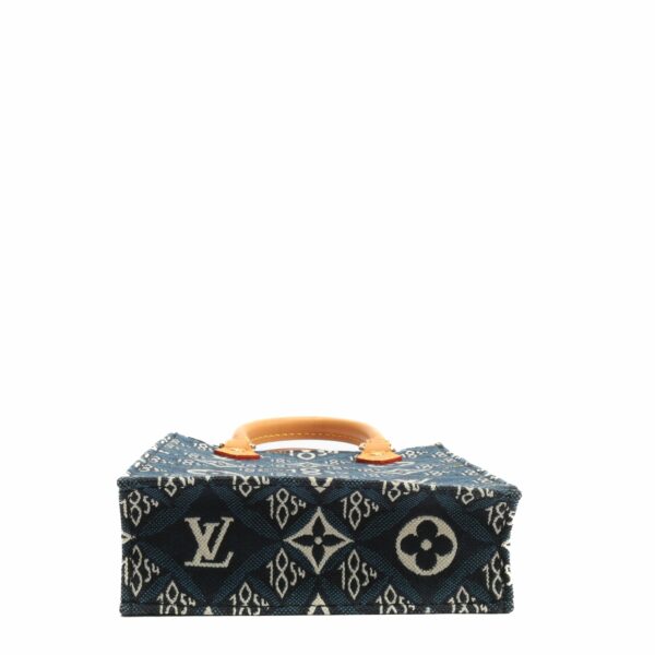 LV Since 1854 Petit Sac Plat Blue Crossbody - Image 7