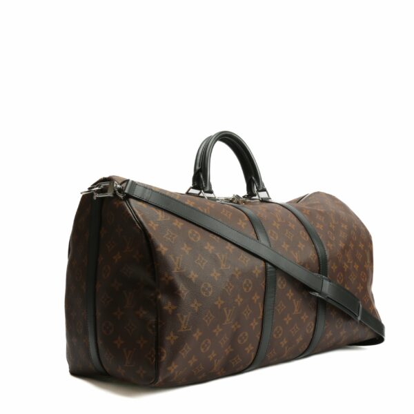 LV Keepall Bandoulière 55 Monogram Macassar