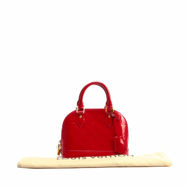 LV Vernis Alma BB Pomme D'Amour Cherry Red - Image 3