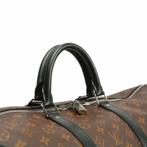 LV Keepall Bandoulière 55 Monogram Macassar - Image 7