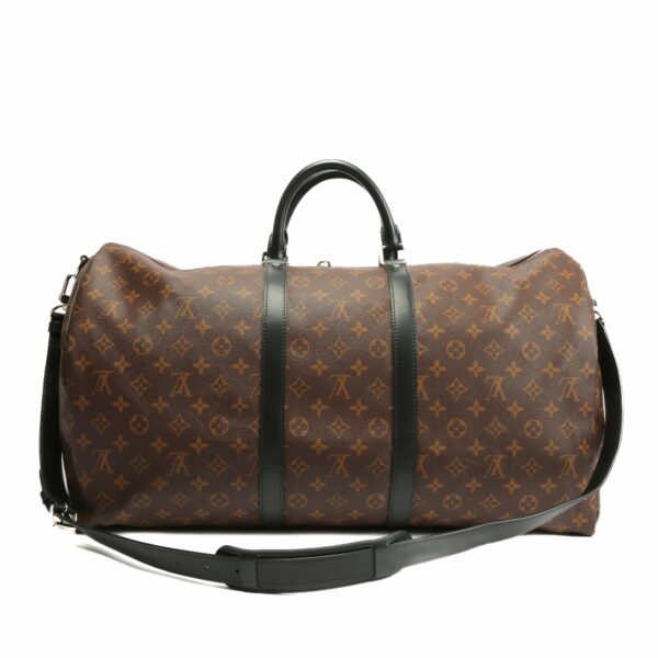 LV Keepall Bandoulière 55 Monogram Macassar - Image 2