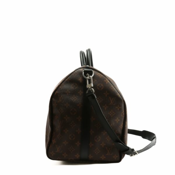 LV Keepall Bandoulière 55 Monogram Macassar - Image 4