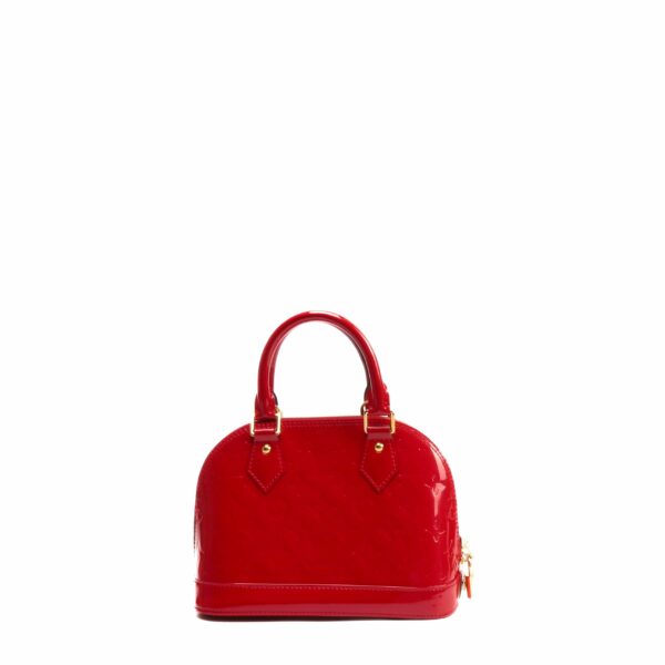 LV Vernis Alma BB Pomme D'Amour Cherry Red - Image 4