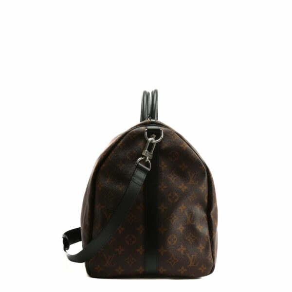 LV Keepall Bandoulière 55 Monogram Macassar - Image 5