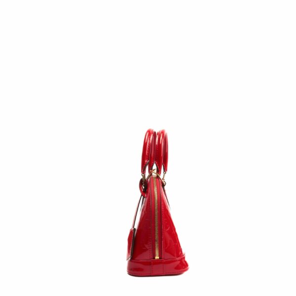 LV Vernis Alma BB Pomme D'Amour Cherry Red - Image 7