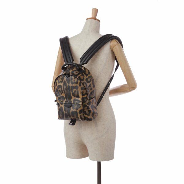 Brown LV Wild Animal Palm Springs PM Backpack - Image 11