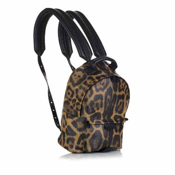 Brown LV Wild Animal Palm Springs PM Backpack - Image 2