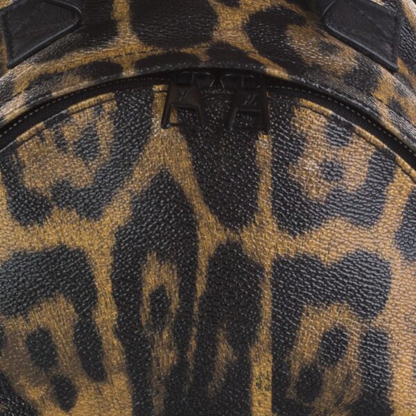 Brown LV Wild Animal Palm Springs PM Backpack - Image 9