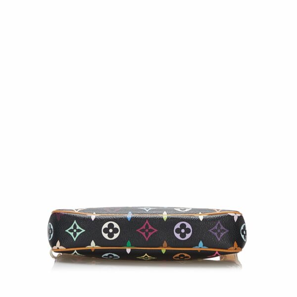 SALE LV Pochette Accessoires Black Multicolor Monogram - Image 4