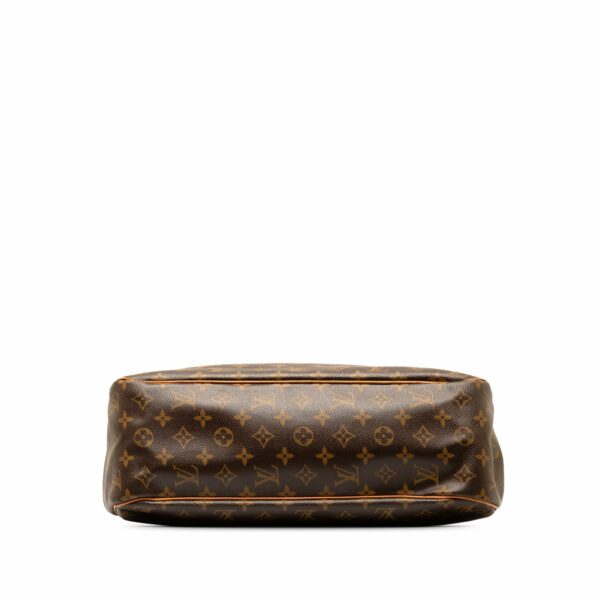 Brown LV Monogram Batignolles Horizontal Tote Bag - Image 4