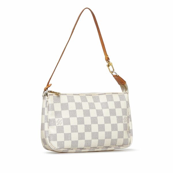 LV Pochette Accessoires Mini Damier Azur Canvas