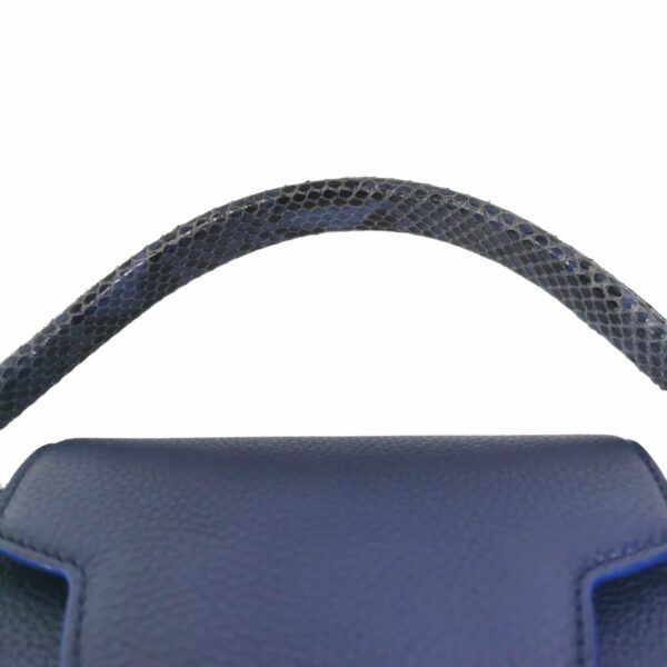 LV Capucines MM Exotic Blue Taurillon - Image 14