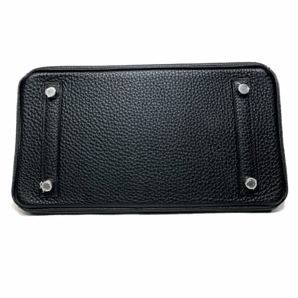 HM Birkin 25 Black Togo Palladium Hardware - Image 7