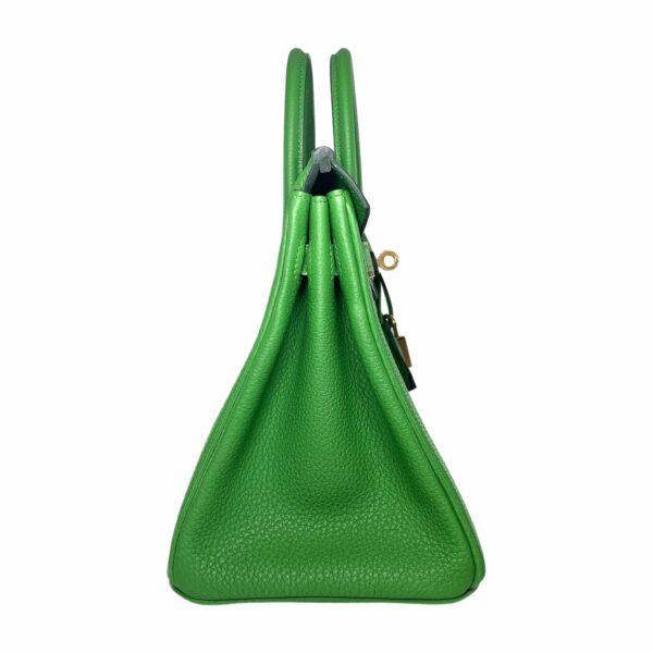 HM Birkin 25 Vert Yucca Togo Gold Hardware - Image 5