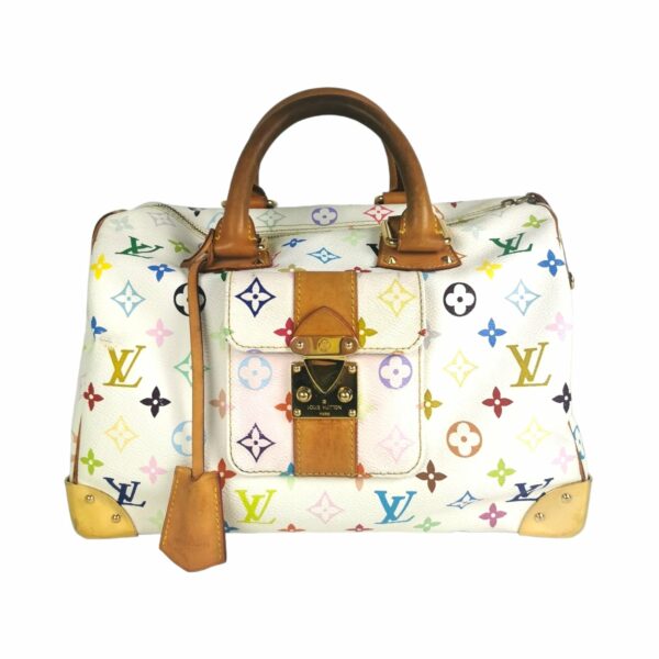 LV Speedy 30 Multicolor Monogram Canvas - Image 15