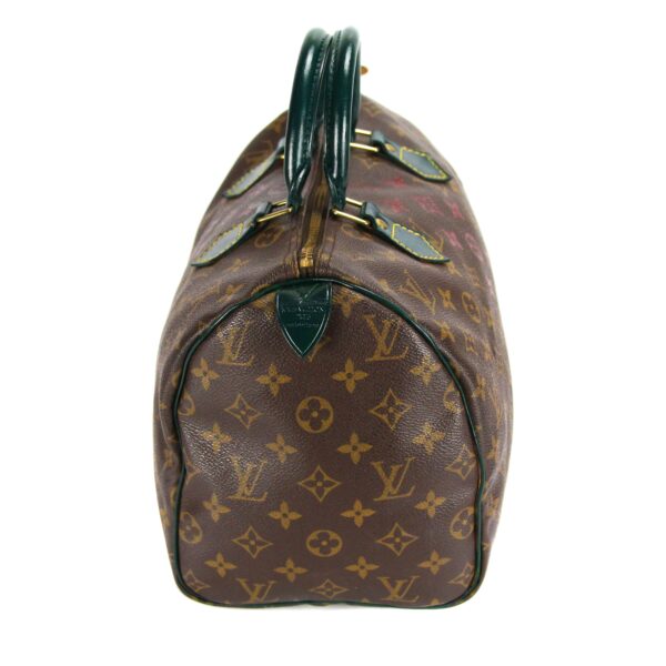 Upcycled LV Speedy 30 Monogram Canvas - Christmas Tree - Image 3