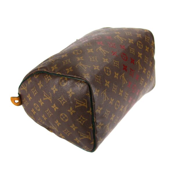 Upcycled LV Speedy 30 Monogram Canvas - Christmas Tree - Image 8