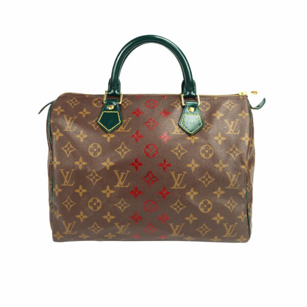 Upcycled LV Speedy 30 Monogram Canvas - Christmas Tree - Image 13