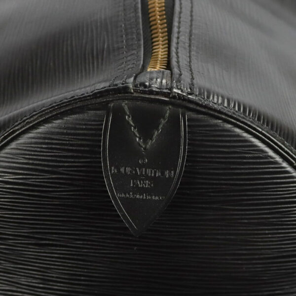 LV Keepall 60 Black Epi - Image 9