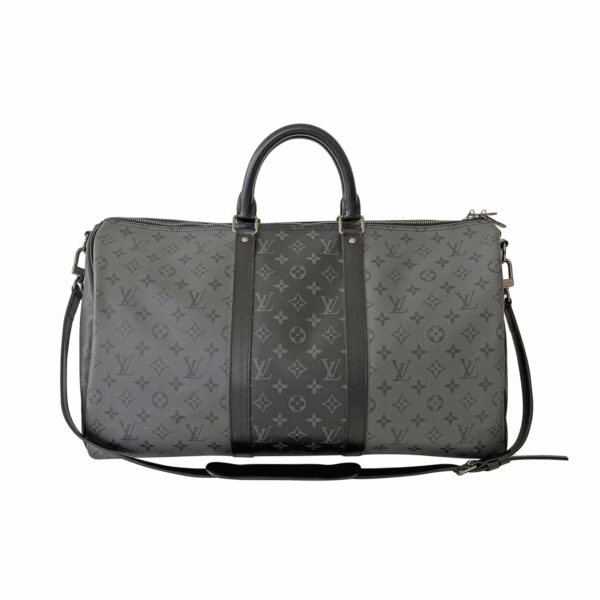 LV Keepall Bandoulière Monogram Eclipse Reverse 50 - Image 15