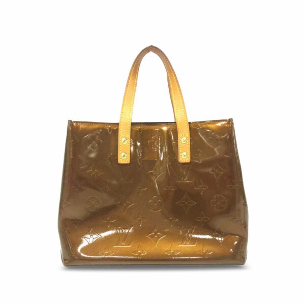 Brown LV Monogram Vernis Reade PM Handbag