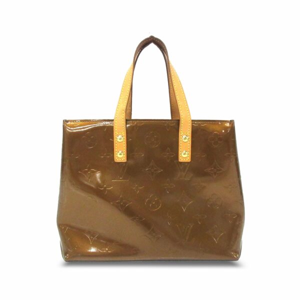 Brown LV Monogram Vernis Reade PM Handbag - Image 3