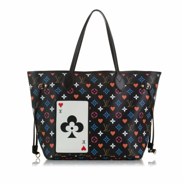 LV Game On Neverfull MM Monogram Canvas