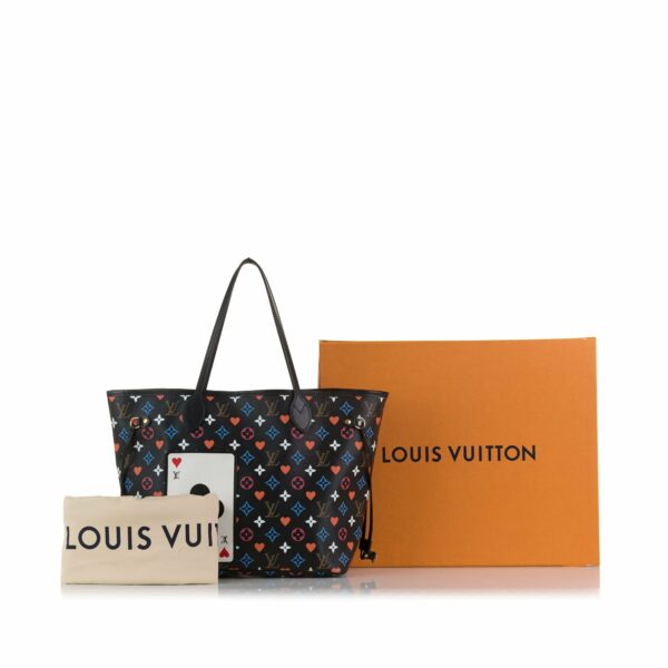 LV Game On Neverfull MM Monogram Canvas - Image 10