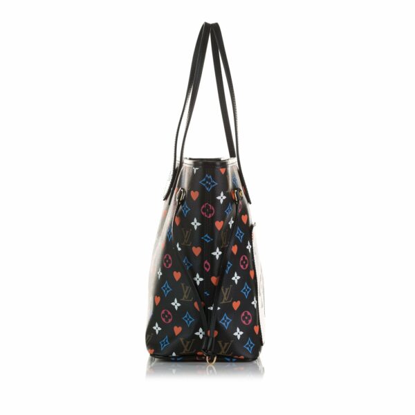 LV Game On Neverfull MM Monogram Canvas - Image 3