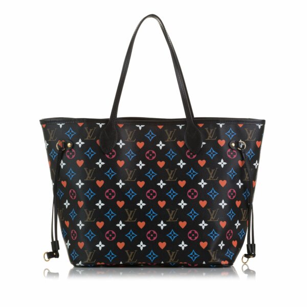 LV Game On Neverfull MM Monogram Canvas - Image 4