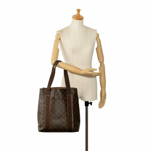 Brown LV Monogram Cabas Beaubourg Tote Bag - Image 13