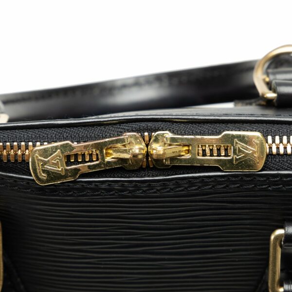 Black LV Epi Alma PM Handbag - Image 8